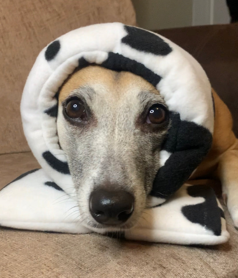 Cow print Hush Muff