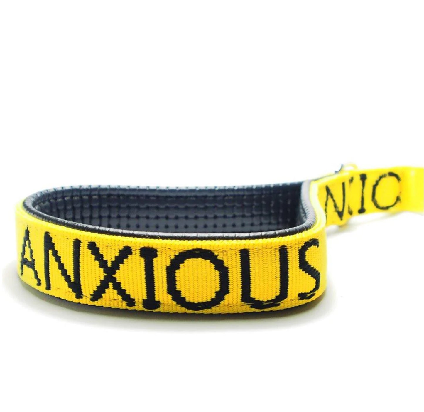 MY ANXIOUS DOG YELLOW SPACE AWARENESS LEAD "ANXIOUS"