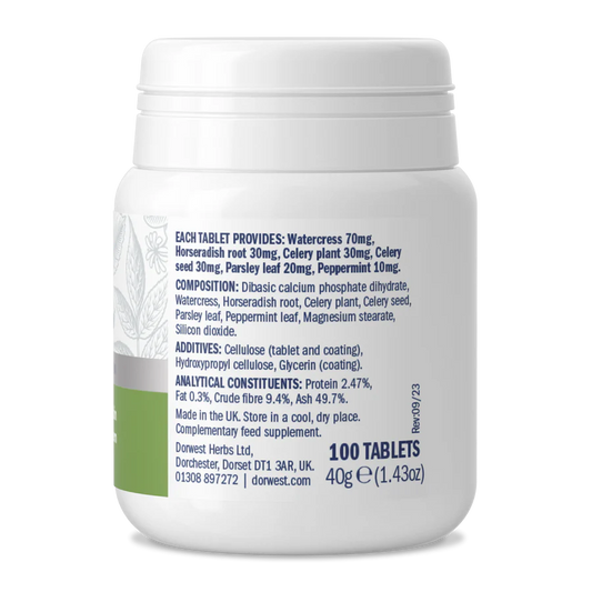 Ingredients in Dorwest green releaf tablets.