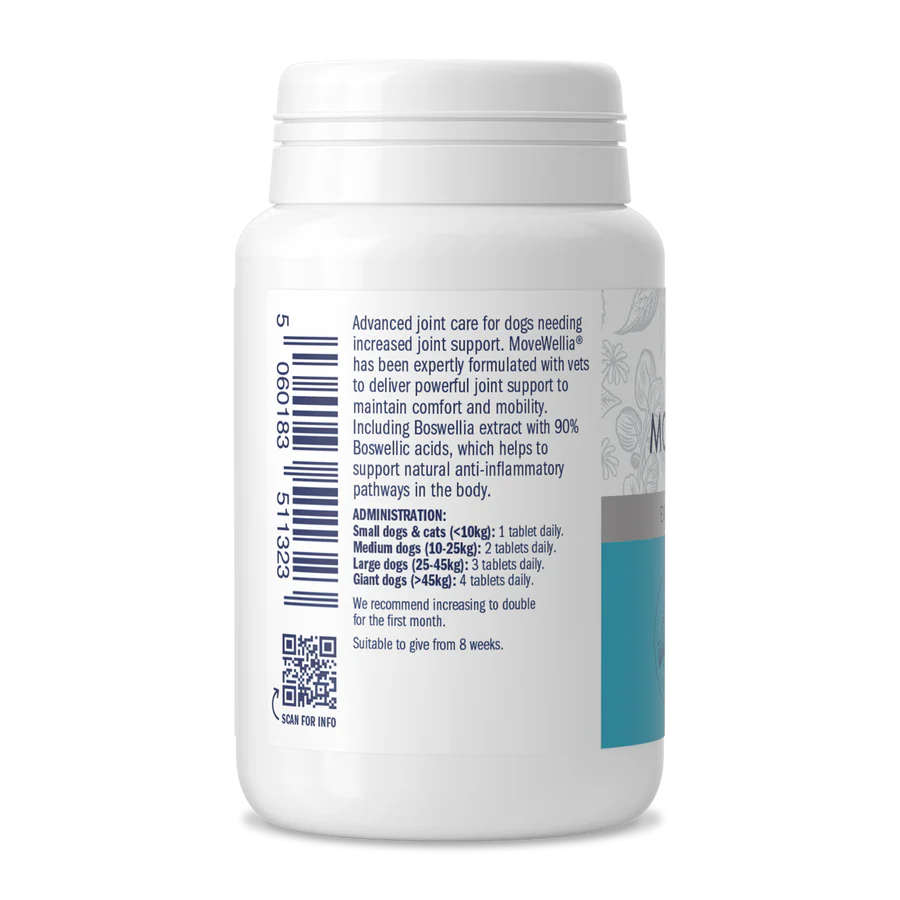 Description of Movewellia tablets.