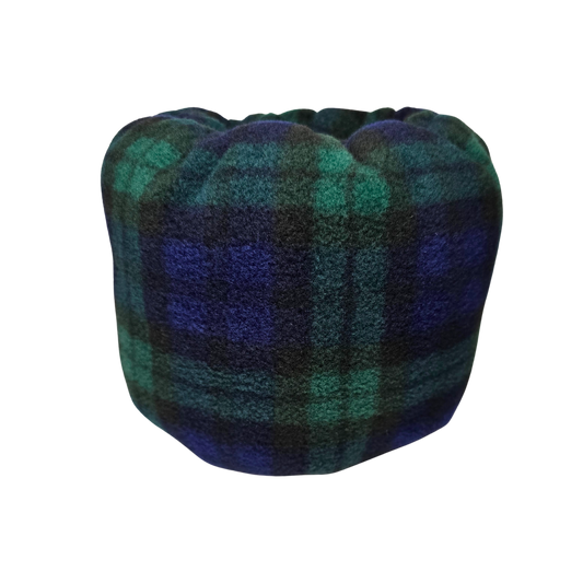 Black and Green Tartan Hush Muff