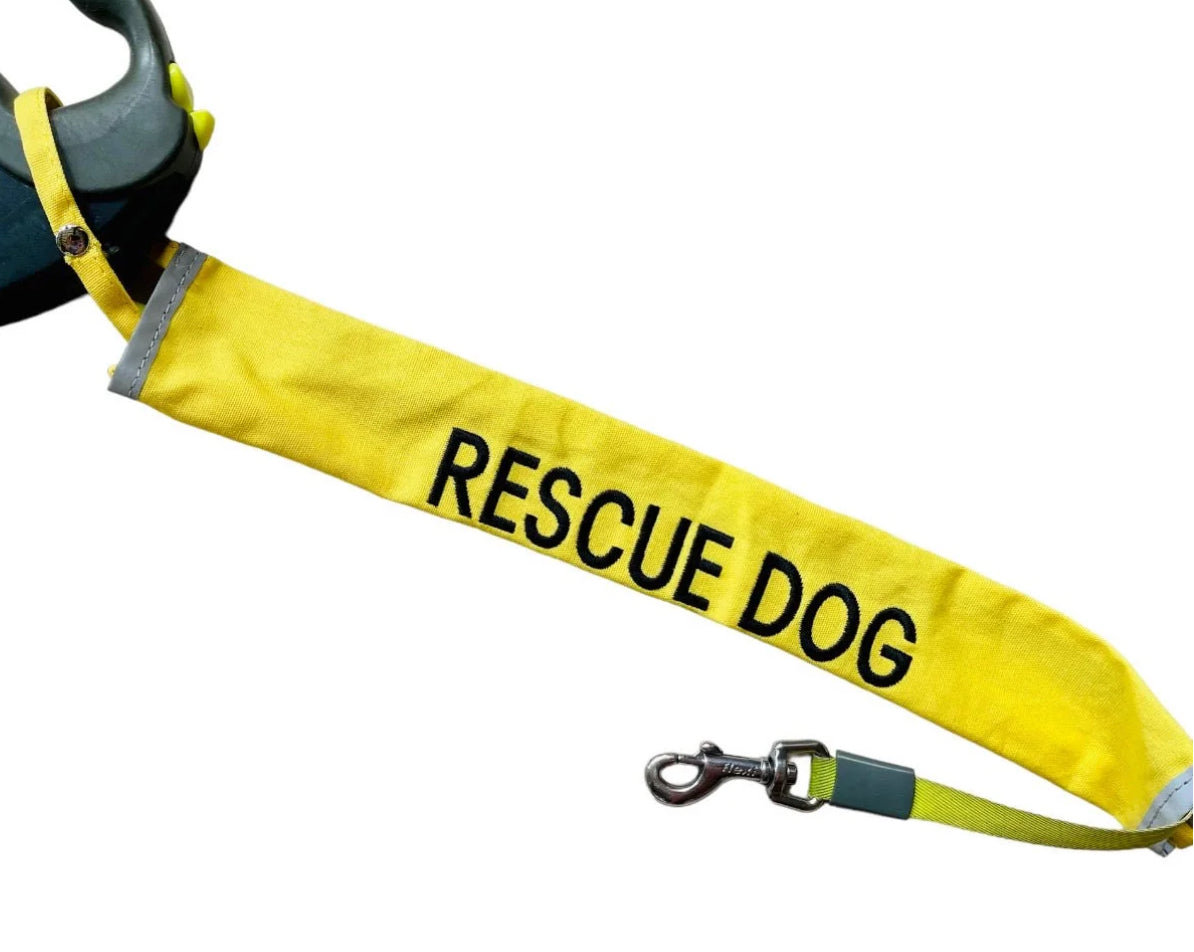 Rescue dog lead cover.