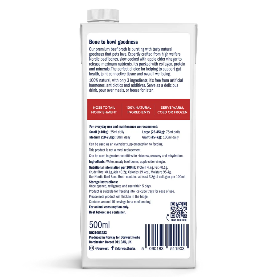 Dorwest Bone Broth - Nordic Beef